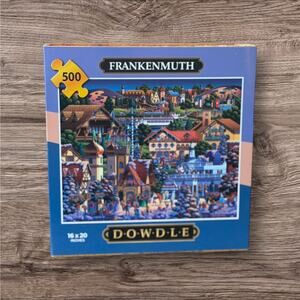 Dowdle Frankenmuth 500 Piece Puzzle Folk Art Travel Puzzle Complete